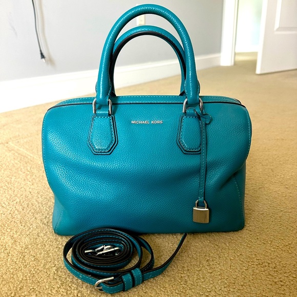 Michael Kors Turquoise Satchel - Picture 5 of 6